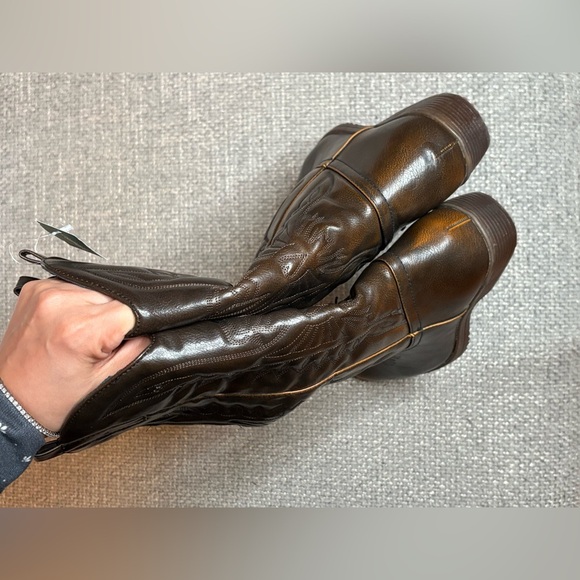 Simons Brown Western Ankle Boots – Size EU 40 (Brand New) - Picture 12 of 15